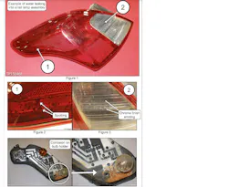 Figure 2- These are the attached photos for Nissan TSB #NTB15-082. Water ingress is causing electrical faults. Figure 2- These are the attached photos for Nissan TSB #NTB15-082. Water ingress is causing electrical faults.