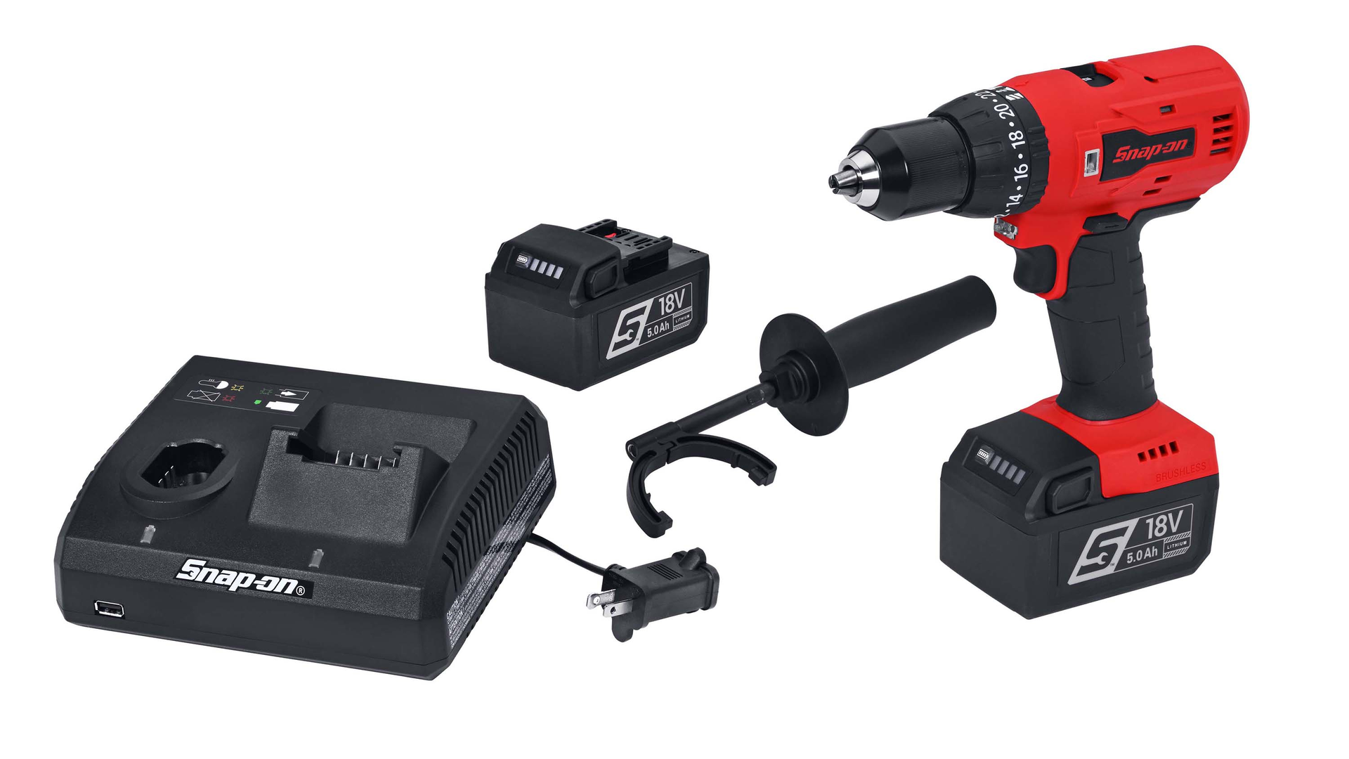 18V 1/2' Drive MonsterLithium Cordless Hammer Drill Kit, No. CDR9050K2