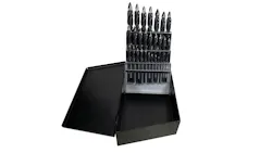 Astro Tools ONYX 29-pc TurboStep HSS Reduced Shank Mechanics Length Drill Bit Set Astro Tools ONYX 29-pc TurboStep HSS Reduced Shank Mechanics Length Drill Bit Set