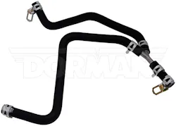 The newest Dorman OE FIX hose assembly (626-697) features an aluminum connector to increase reliability and fits hundreds of thousands of late model Chevrolet Camaro, Cadillac ATS, and Cadillac CTS models. The newest Dorman OE FIX hose assembly (626-697) features an aluminum connector to increase reliability and fits hundreds of thousands of late model Chevrolet Camaro, Cadillac ATS, and Cadillac CTS models.