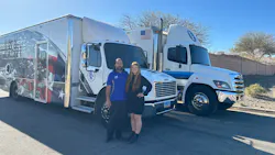 Jim Castaneda purchased a new truck when his daughter decided to join him and he gave her his truck. Jim Castaneda purchased a new truck when his daughter decided to join him and he gave her his truck.