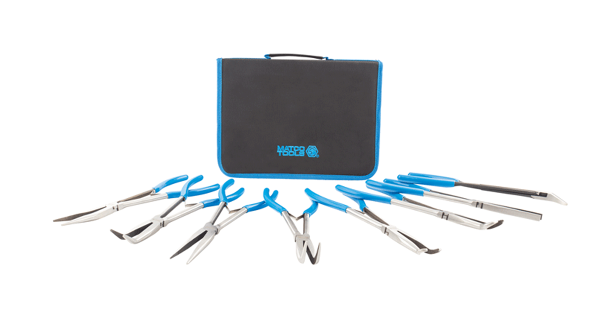 Matco Tools 8-pc Long Reach Pliers Set - Blue, No. LRP8SETB