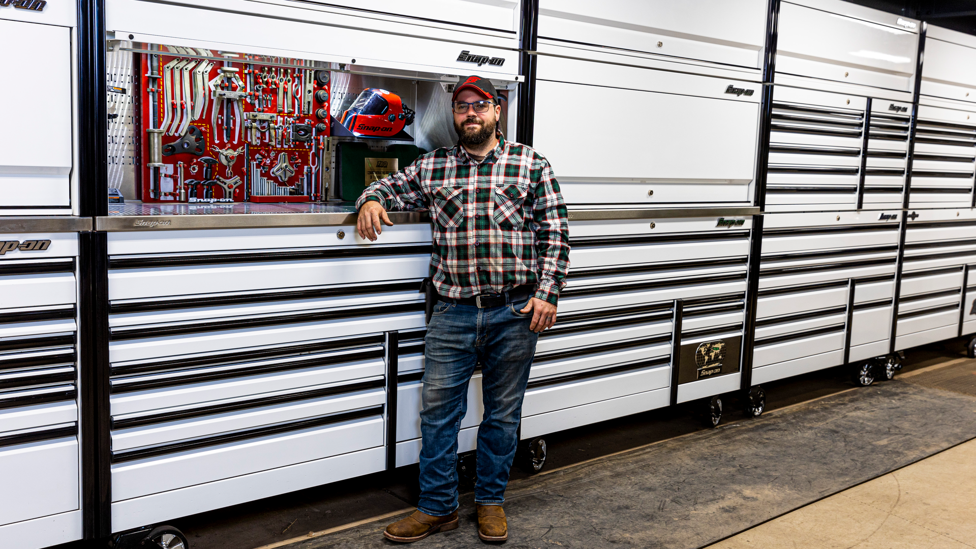 Stitzinger&rsquo;s setup took 10 years to complete, buying his first box right after high school.