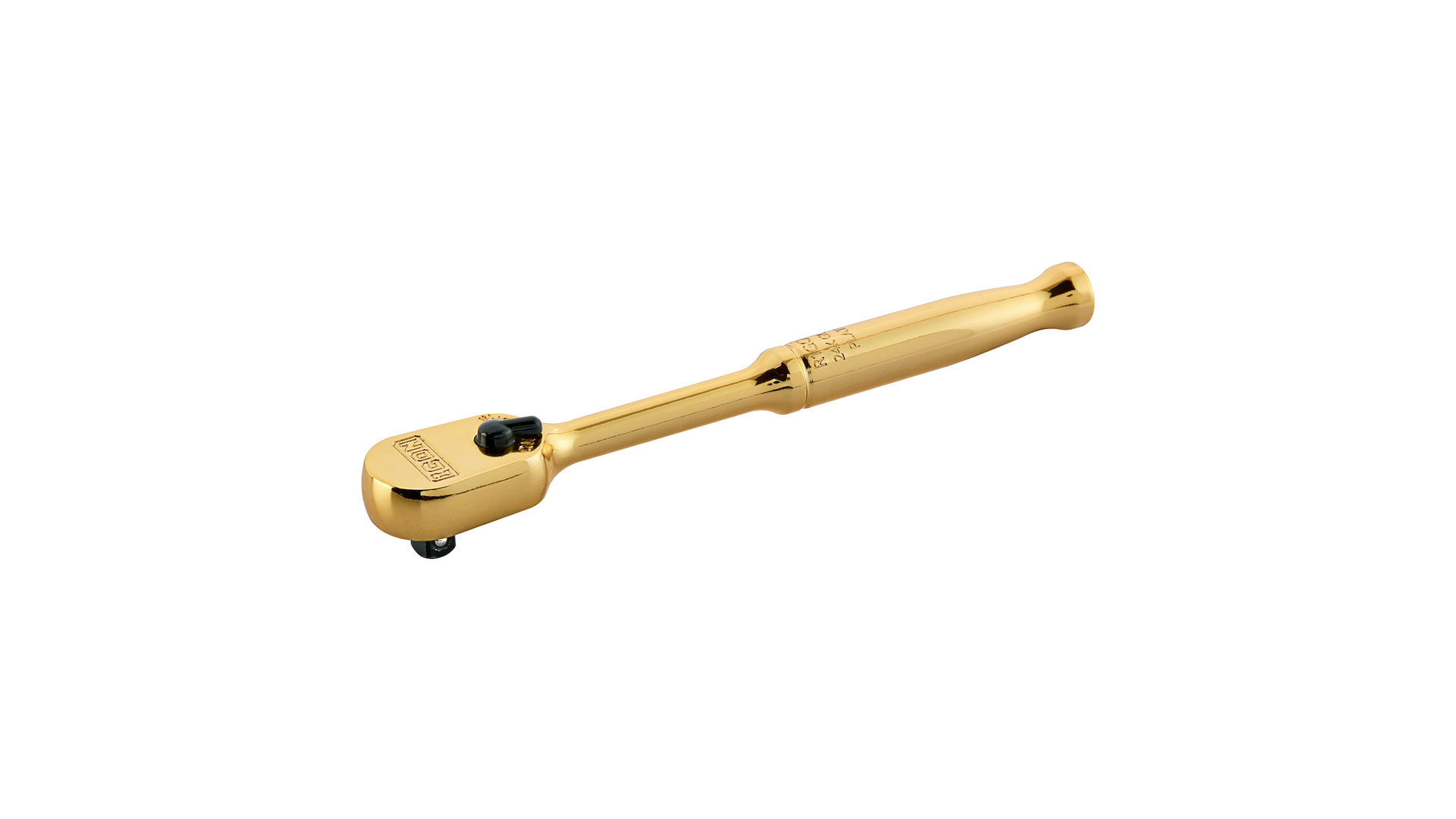 1/4' Drive Professional Special Edition Gold-Plated Ratchet, No. R1GOLD