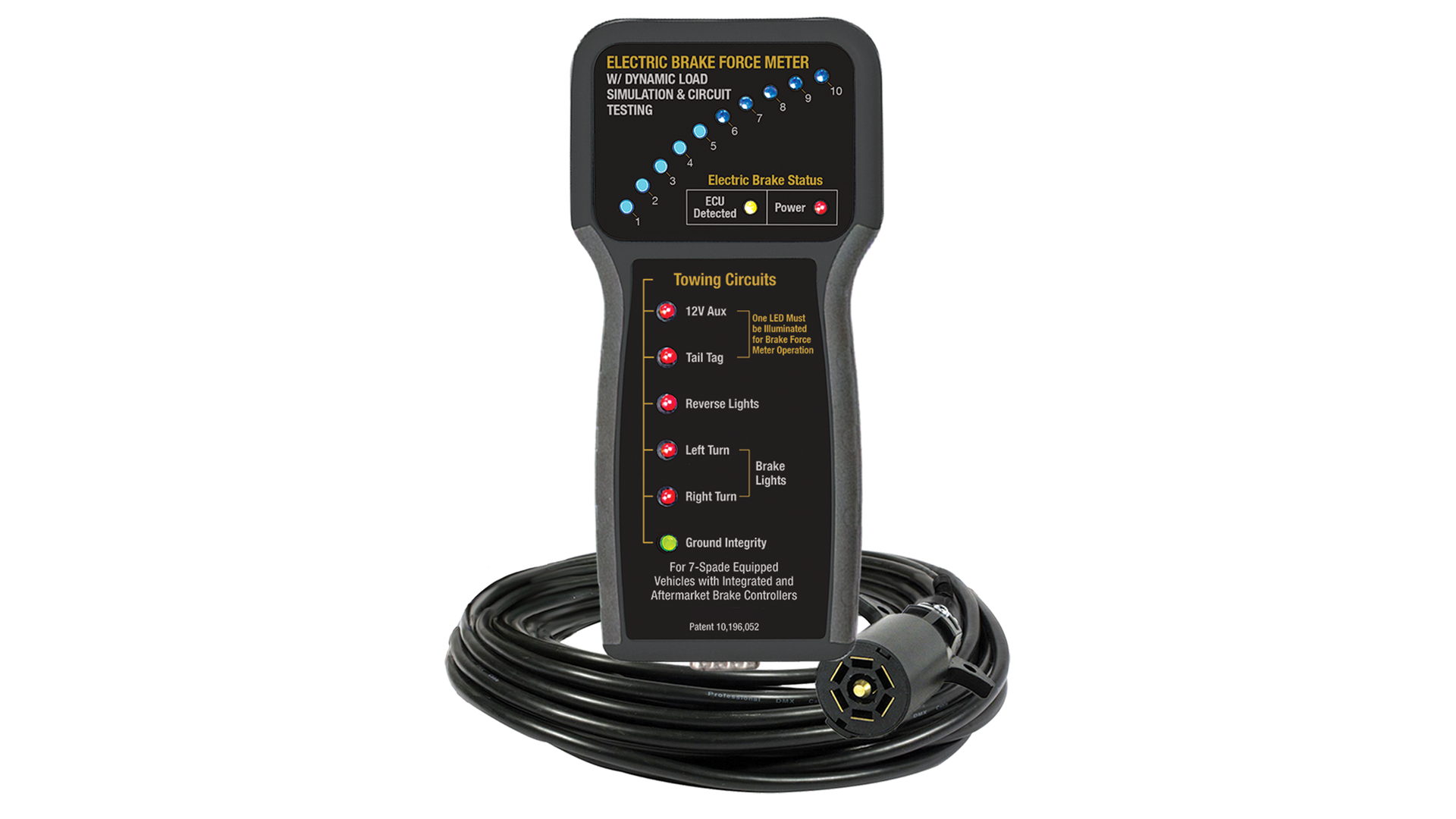 Innovative Products of America Electric Brake Force Meter with Dynamic Load Simulation and Circuit Testing, No. 9107B