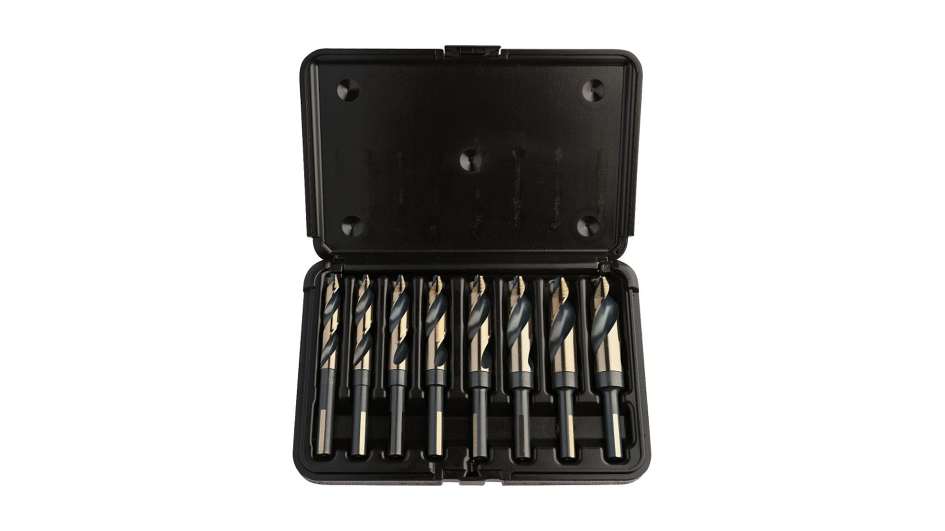 8-pc Step Point 1/2' Reduced Shank Drill Bit Set, No. 8KK12SP