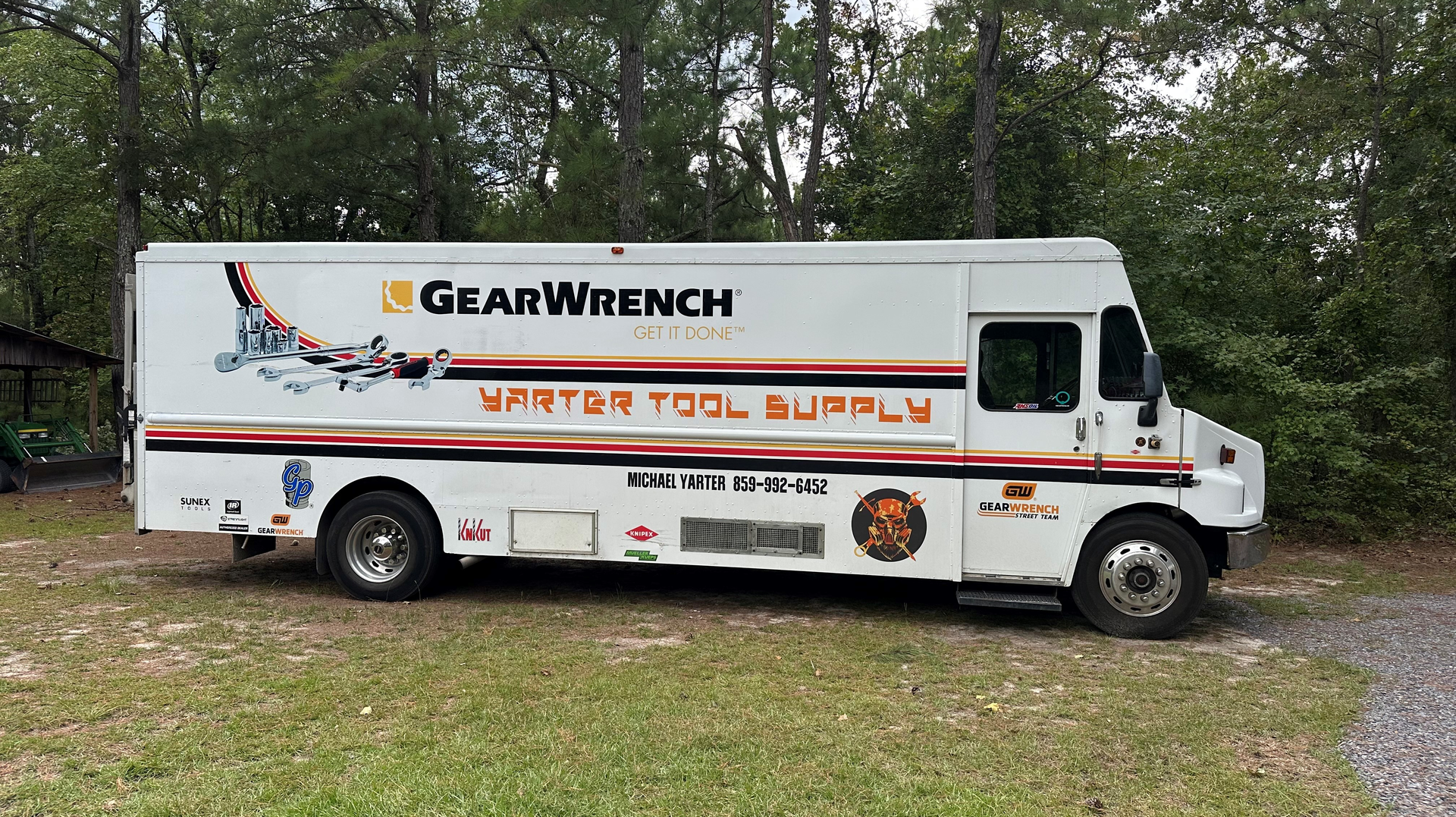 When Yarter received a call out of the blue asking if he wanted to buy this 20' MT45 Freightliner truck, he knew he couldn't turn down the offer.