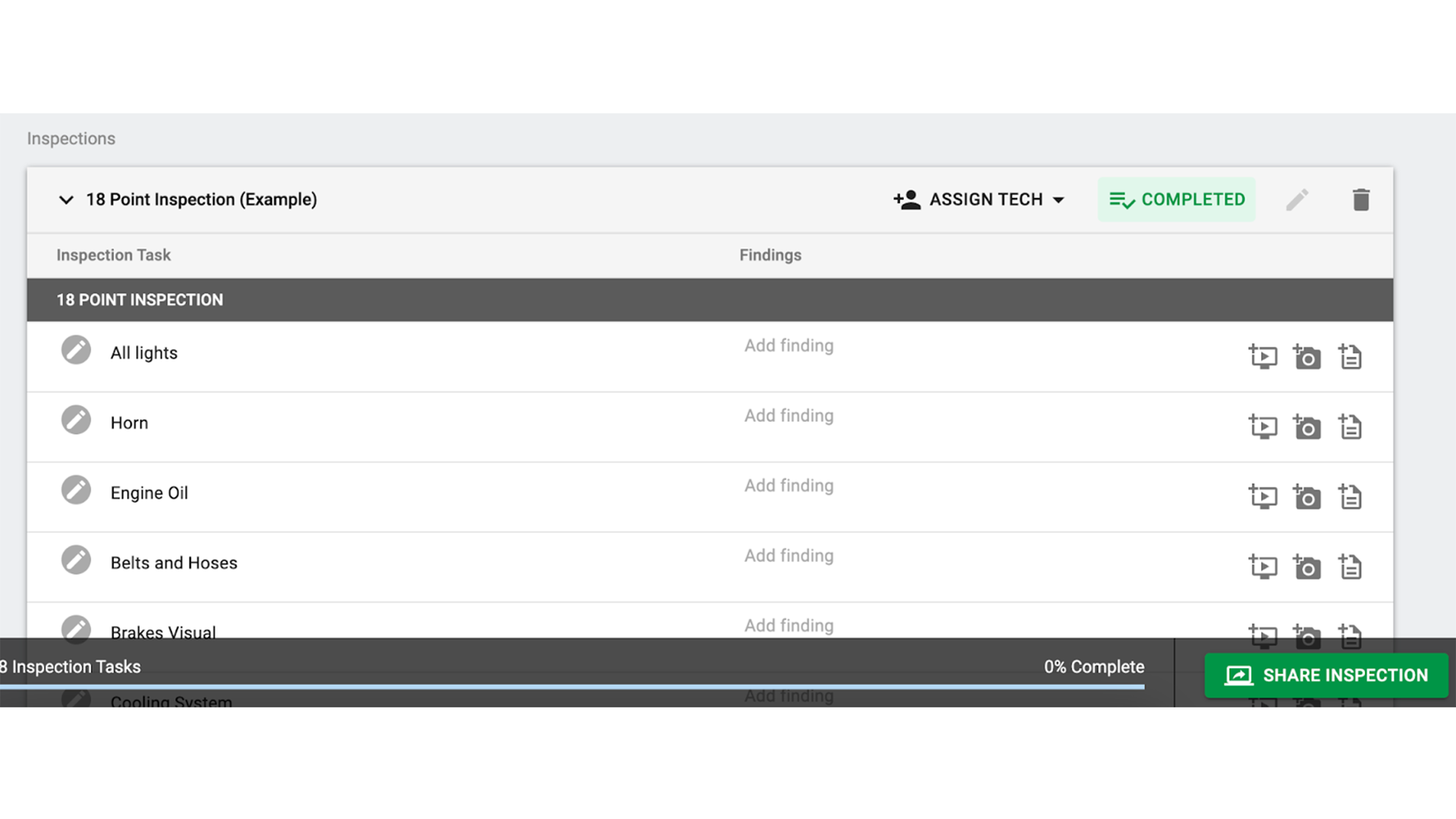 Default Inspections Update