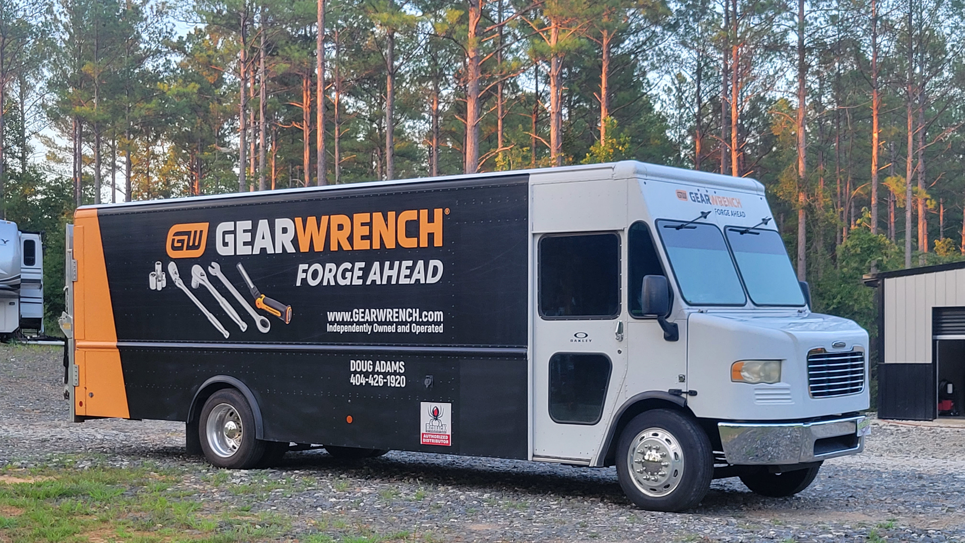 Adams' background as a technician helps him know what products to stock on his truck.