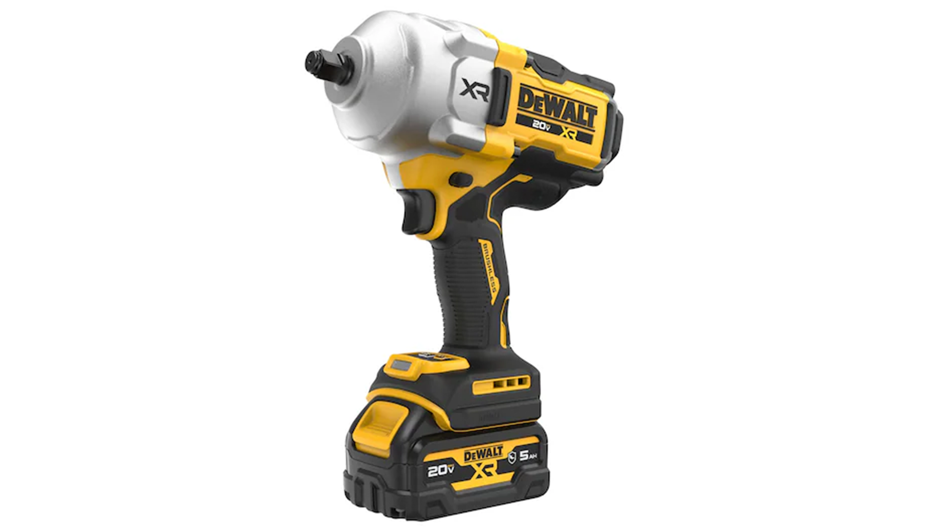 20V Max XR Brushless Cordless 1/2' High Torque Impact Wrench with Hog Ring Anvil Kit, No. DCF961GP1