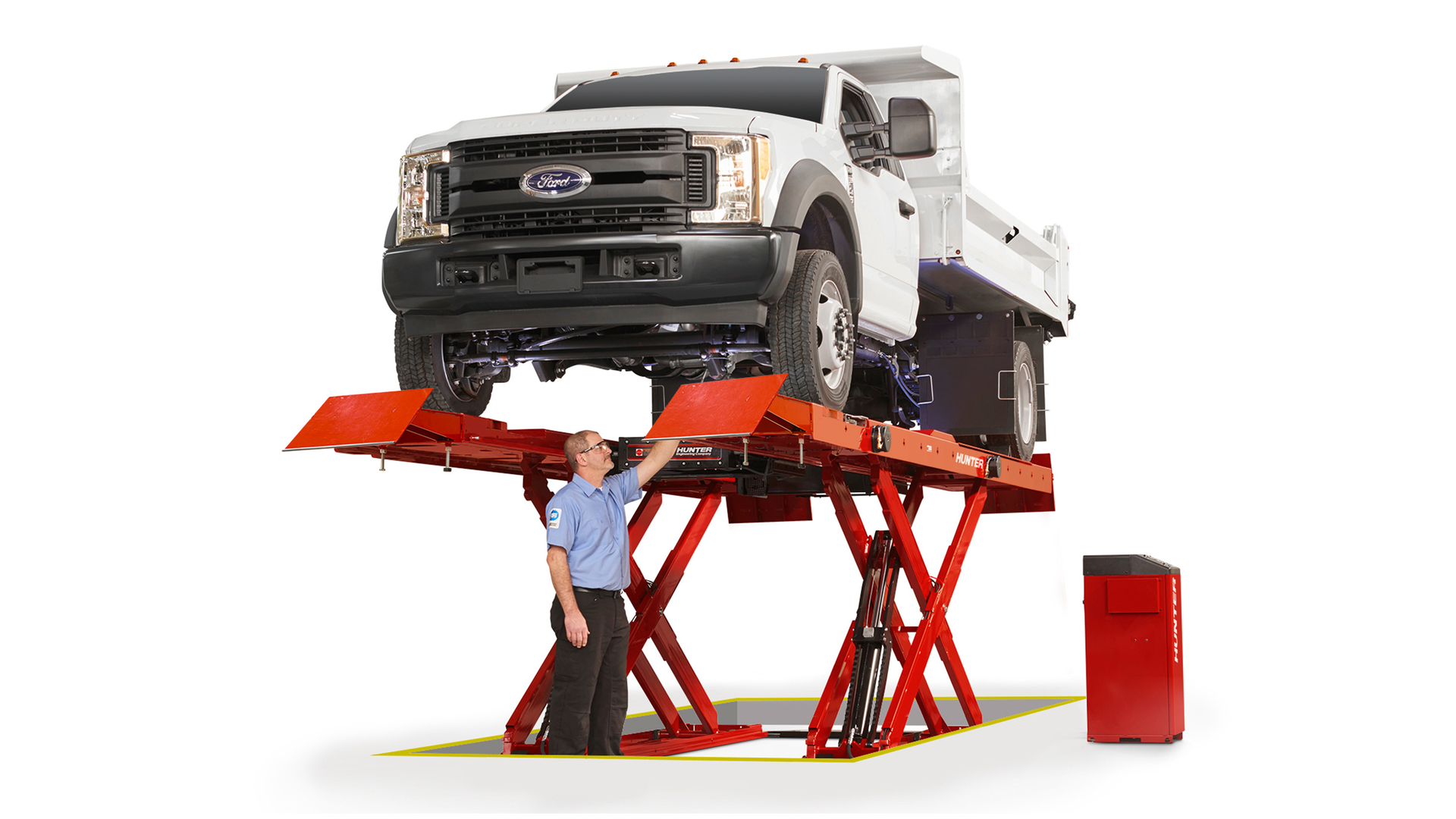 Hunter Engineering RX14KL and RX16KL Scissor Alignment Lifts