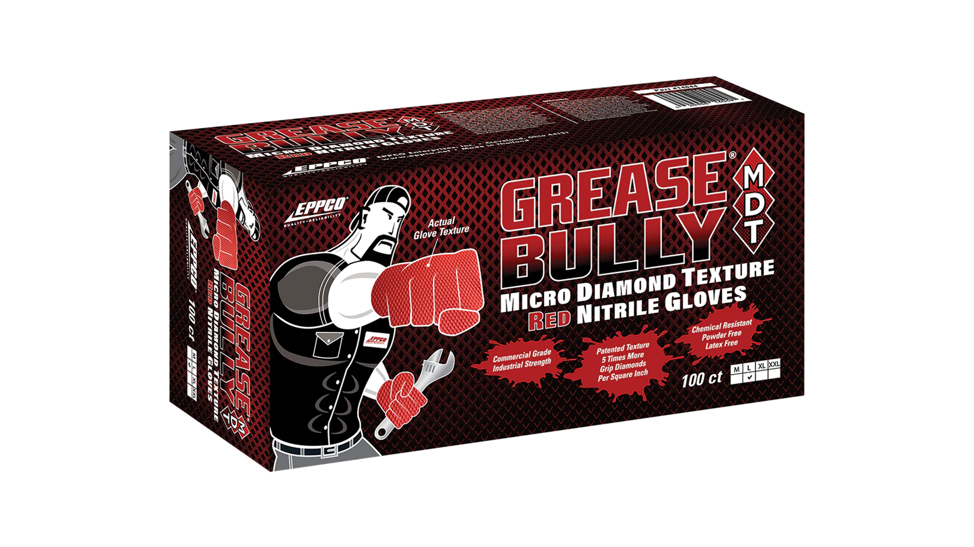 EPPCO Grease Bully MDT Nitrile Gloves