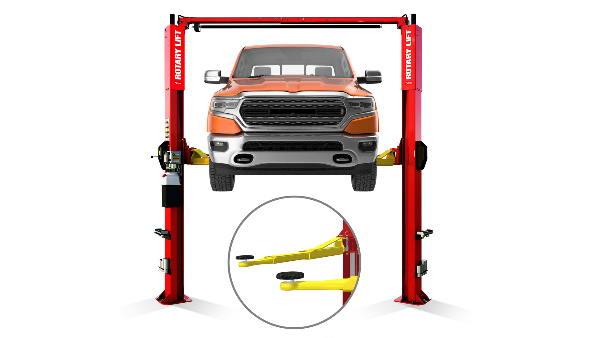 Rotary All-Vehicle (AV) lift arms