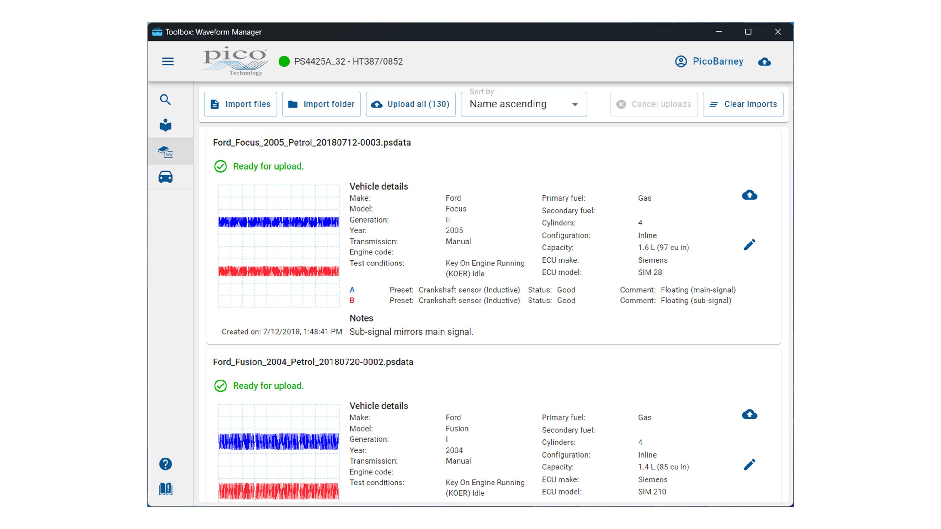 PicoScope 7.1 Automotive Software Update
