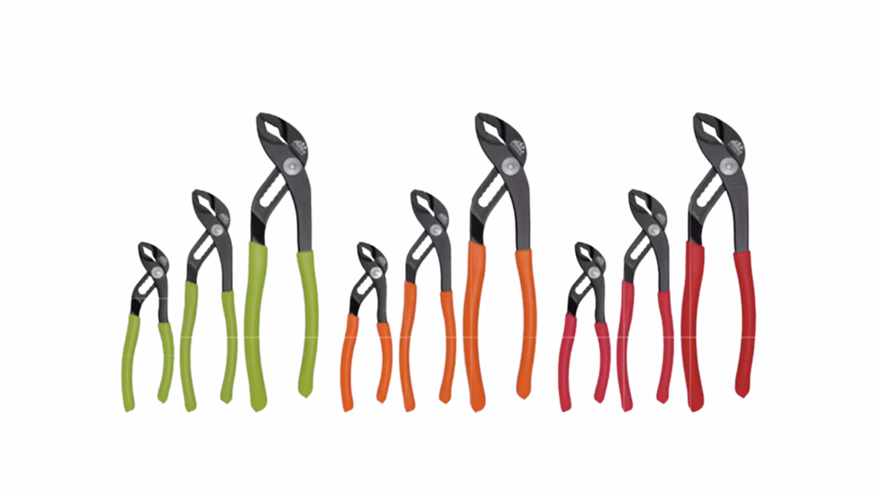 3-pc Adjustable Joint C.S.T. Pliers Set, Nos. P7AJCST, P10AJCST, P12AJCST