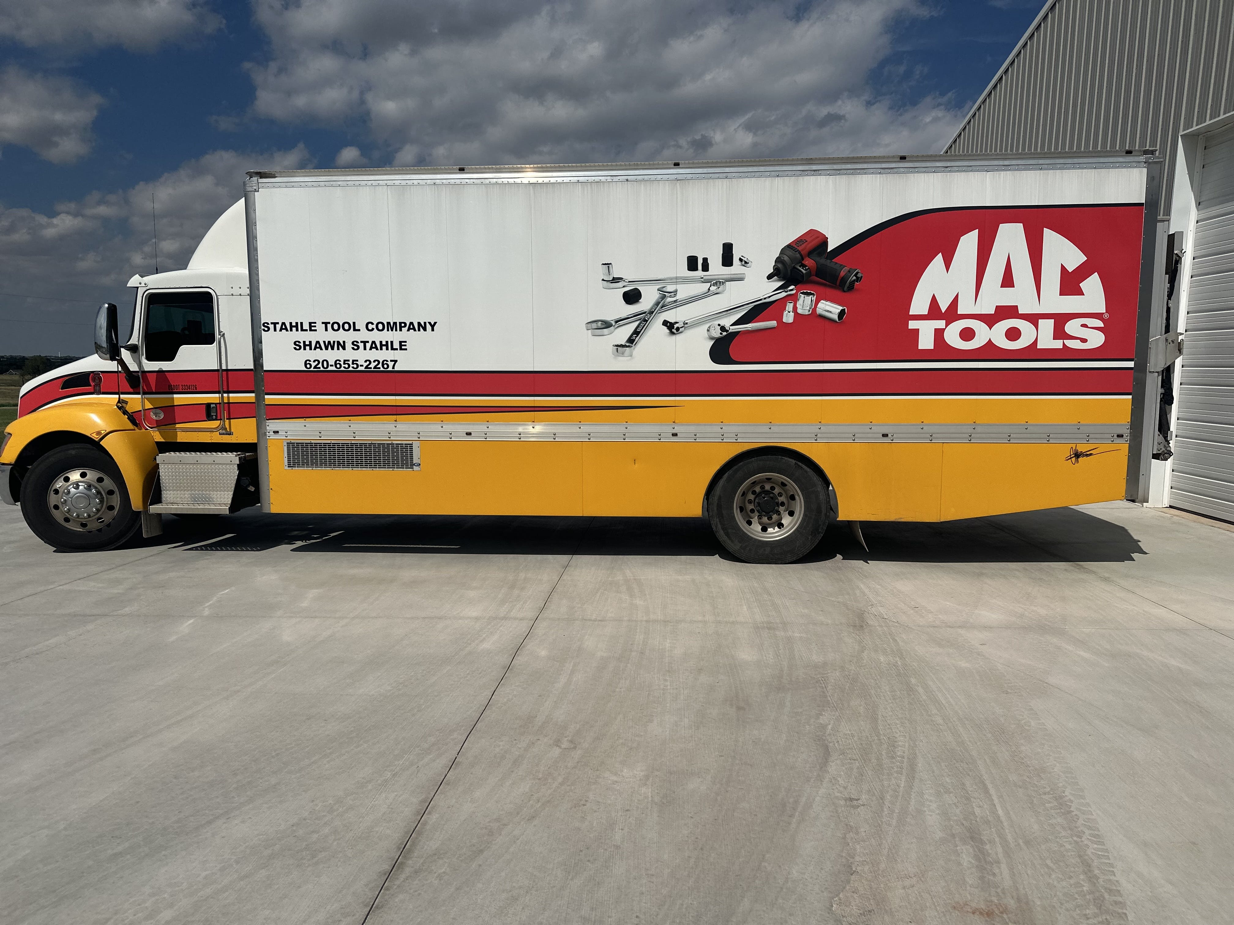 Stahle Started His Route With Mac Tools In 2008
