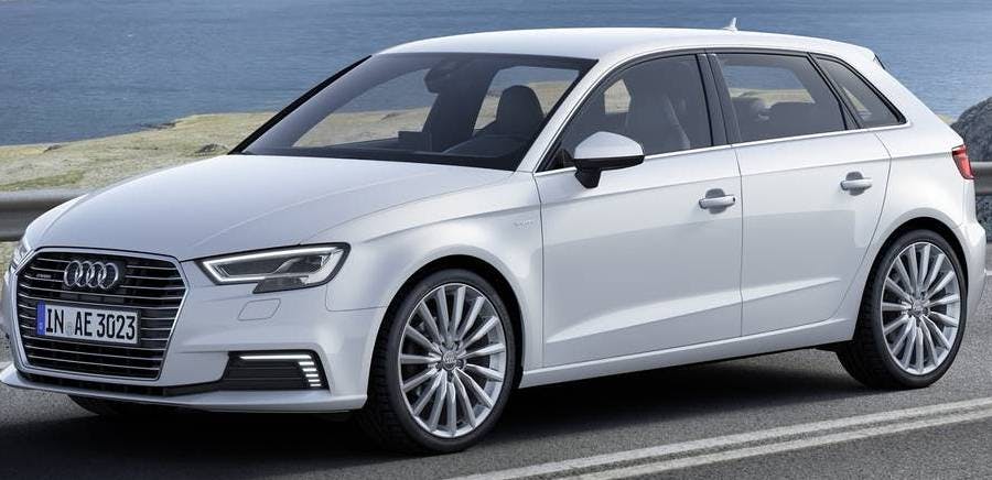 2017-2018 Audi A3 Sportback e-tron Prestige vehicles may exhibit a rattle or shudder noise when pulling away in Drive or Reverse. The noise may be coming from the area between the engine and gearbox.