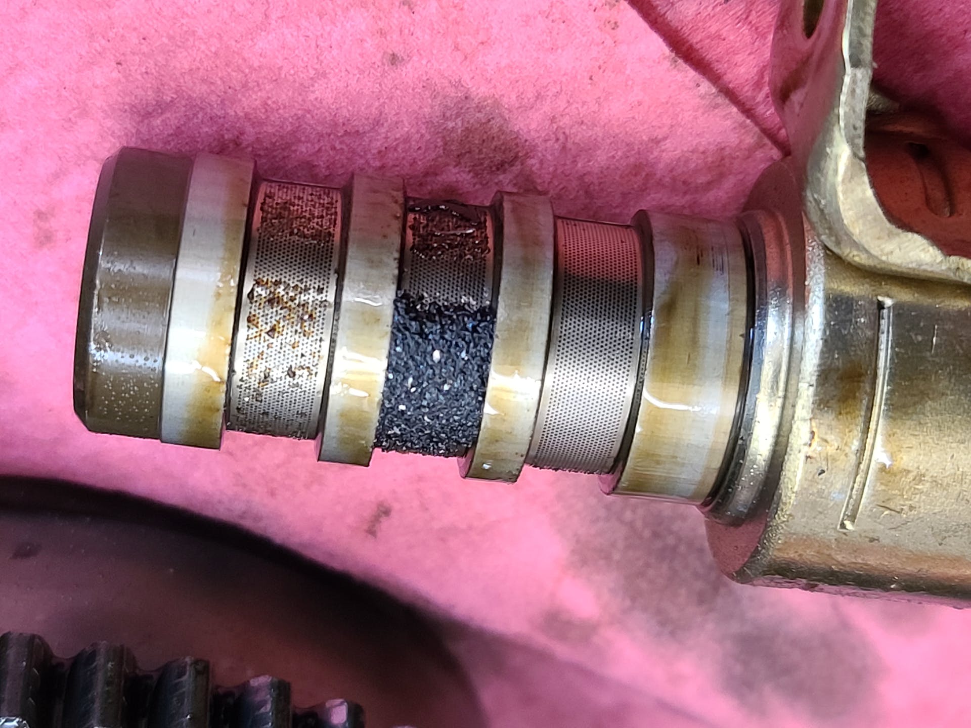The oil-based VVT system uses the engine&rsquo;s oil system to move the camshaft phasers, and poor or sporadic maintenance is a common cause of VVT issues. (all photos by author)