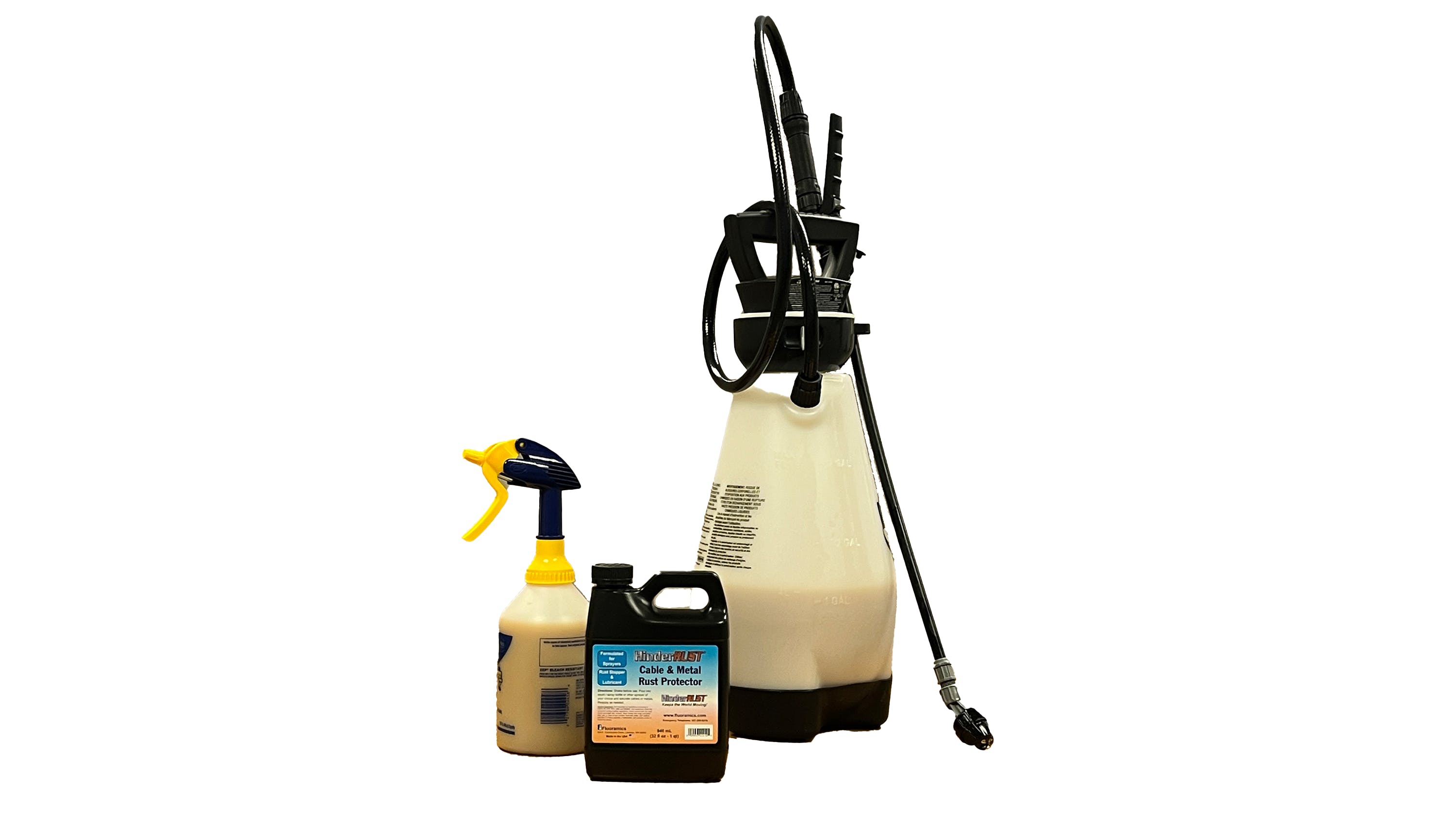 Sprayable HinderRust Cable and Metal Rust Protector
