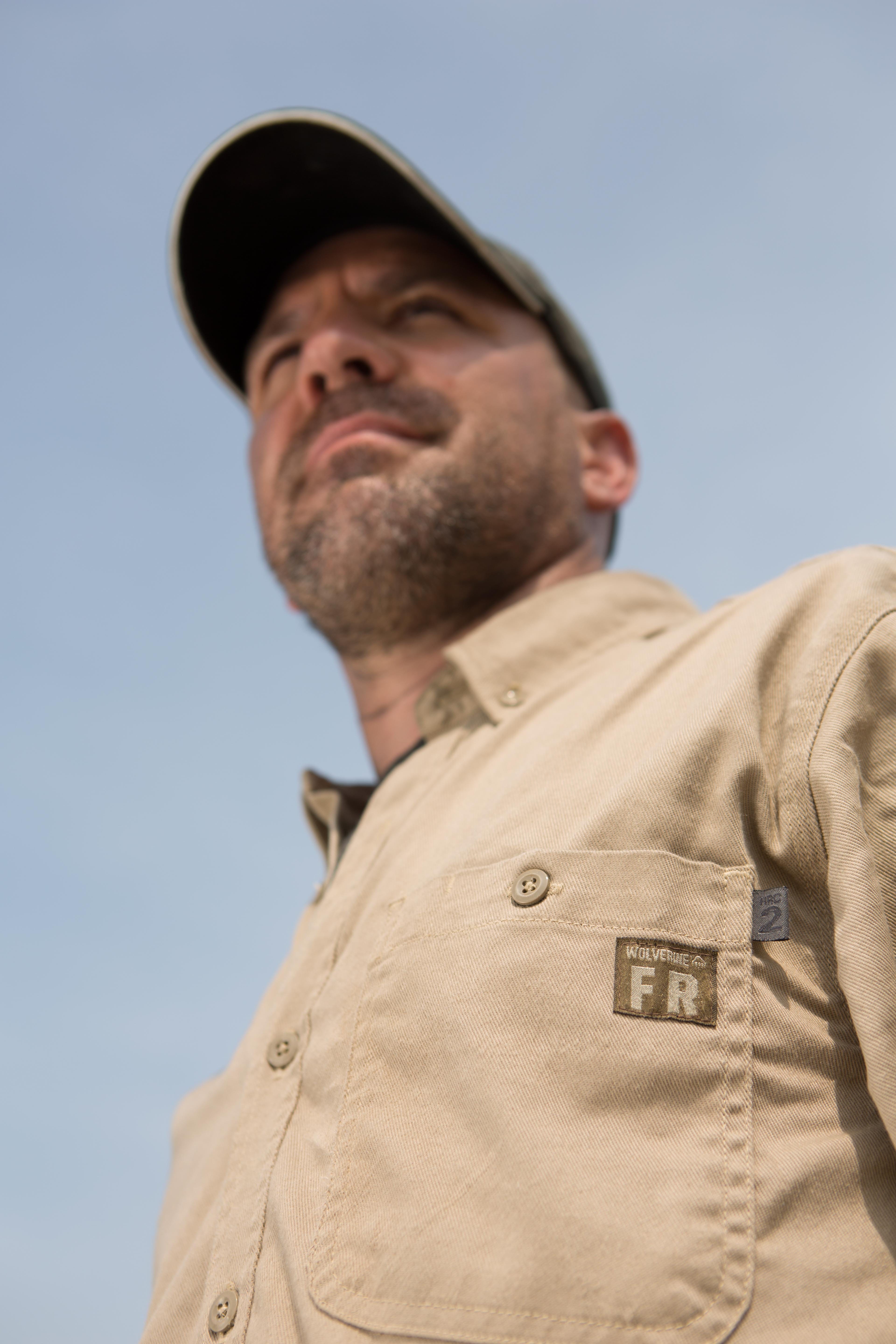 65b81f95393c73001eeac57e Twillworkshirtfromwolverineisflameresistant