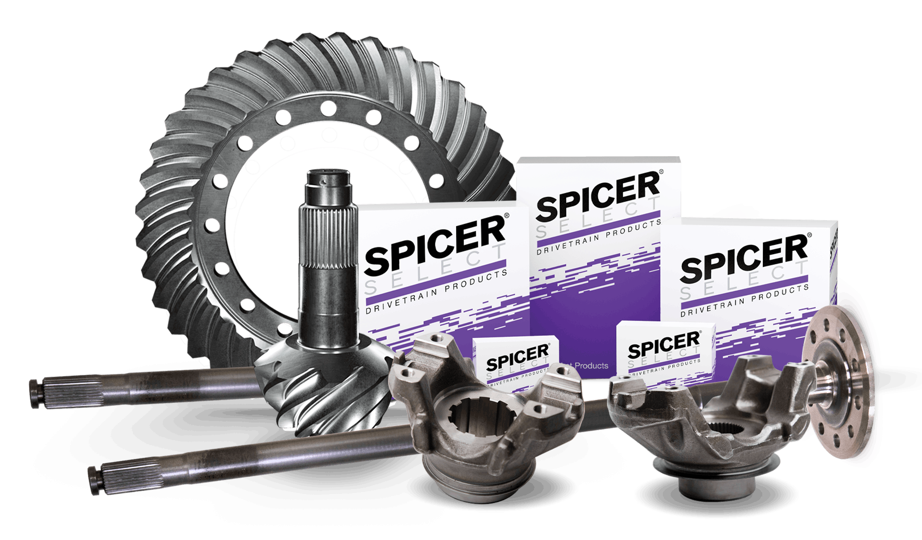 The Spicer Select RPL end yokes, slip yokes, weld yokes and yoke shafts are manufactured to help minimize noise and vibration and keep drivelines running smoothly.
