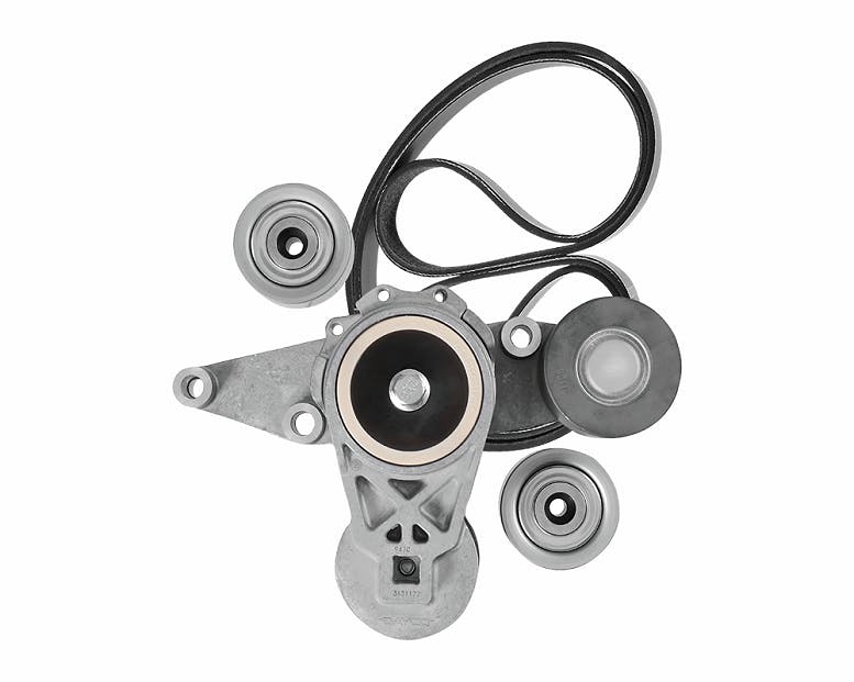 Designed for applications that require highly engineered belt drives, the kits reduce premature accessory bearing failure and extend system life.