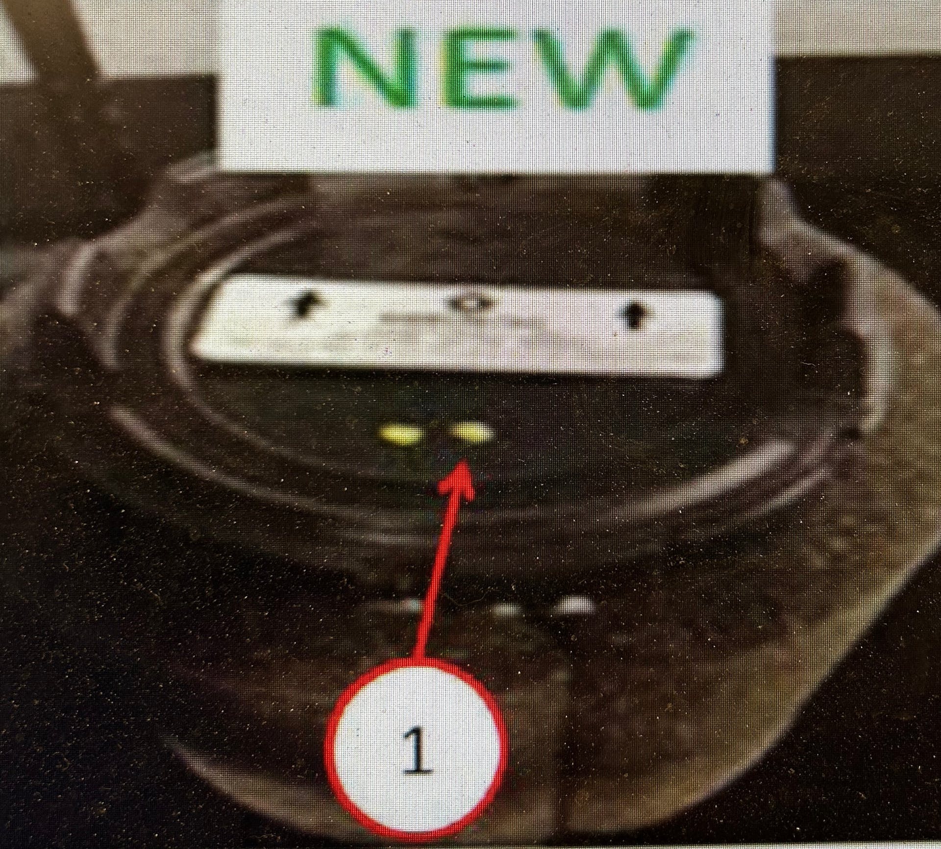 It is recommended to replace the air filter with the updated filter that features two certification dots.