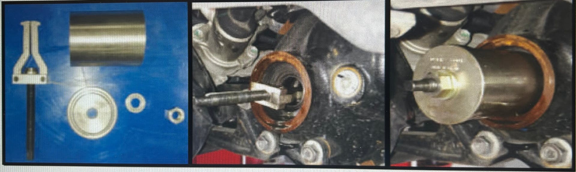 Use SST tools to service the oil seal.