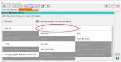 Select AT from the System Selection Menu. Select AT from the System Selection Menu.