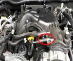 Hose location. Hose location.