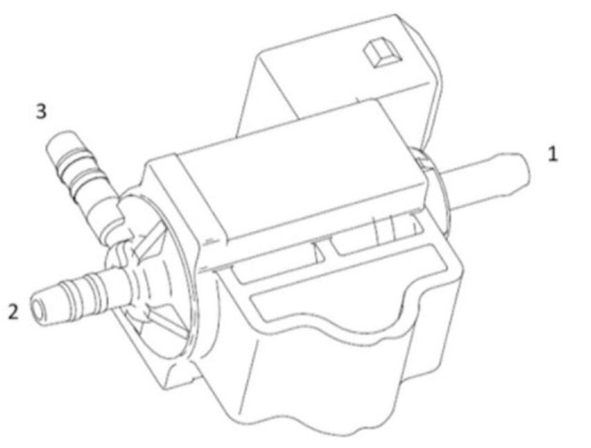 Note TCV port locations for #1, #2 and #3 ports.