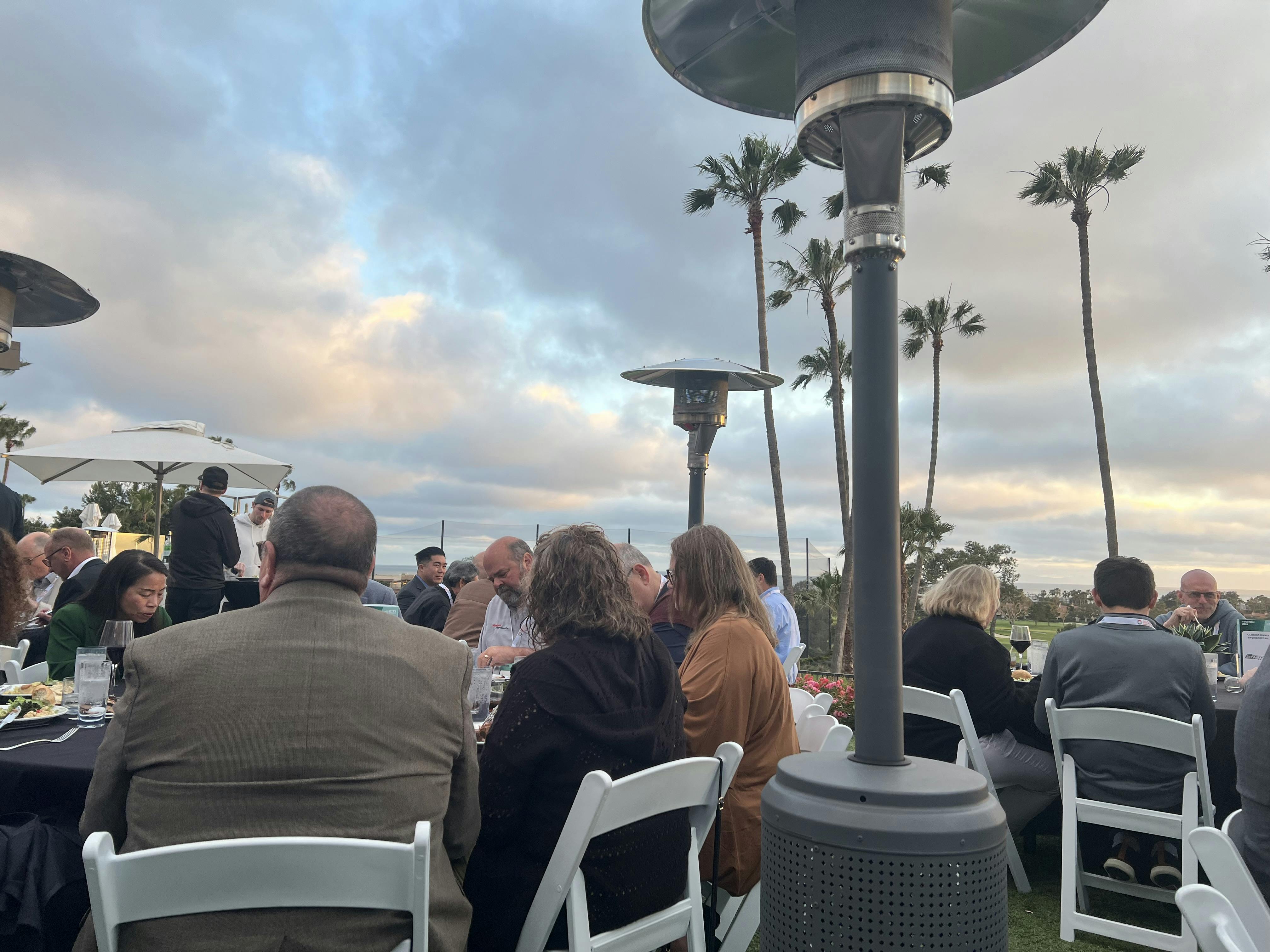 ETI members enjoying the closing reception.