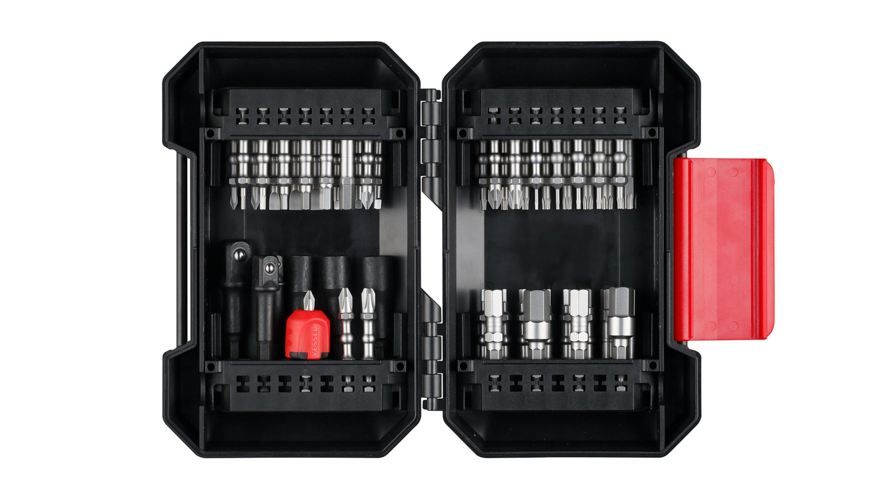 Vessel Tools IMPACT BALL Torsion Bit 52-pc Set, No. IB52P01U