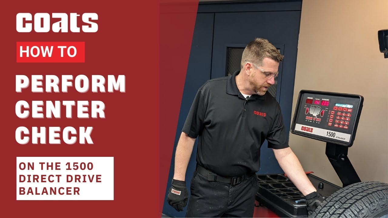 Coats 1500 Balancer Centering Check