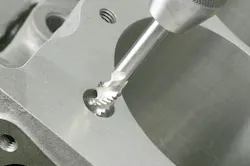 Never assume that head bolt holes in the block are in good condition. Make sure that the threads are clean and free of burrs/damage. A dedicated thread chaser is useful in cleaning and correcting any deviations in the threads. Never use a cutting tap, which would remove material and weaken the threads. Never assume that head bolt holes in the block are in good condition. Make sure that the threads are clean and free of burrs/damage. A dedicated thread chaser is useful in cleaning and correcting any deviations in the threads. Never use a cutting tap, which would remove material and weaken the threads.