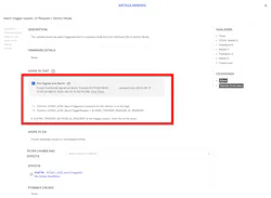 Figure 7 – Tesla Toolbox - Article linking to data log Figure 7 – Tesla Toolbox - Article linking to data log