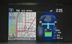 The dashboard of an xEV will show the driver when they are in regenerative mode. The dashboard of an xEV will show the driver when they are in regenerative mode.