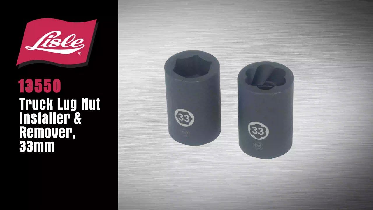 Lisle 13550 Truck Lug Nut Installer & Remover, 33mm
