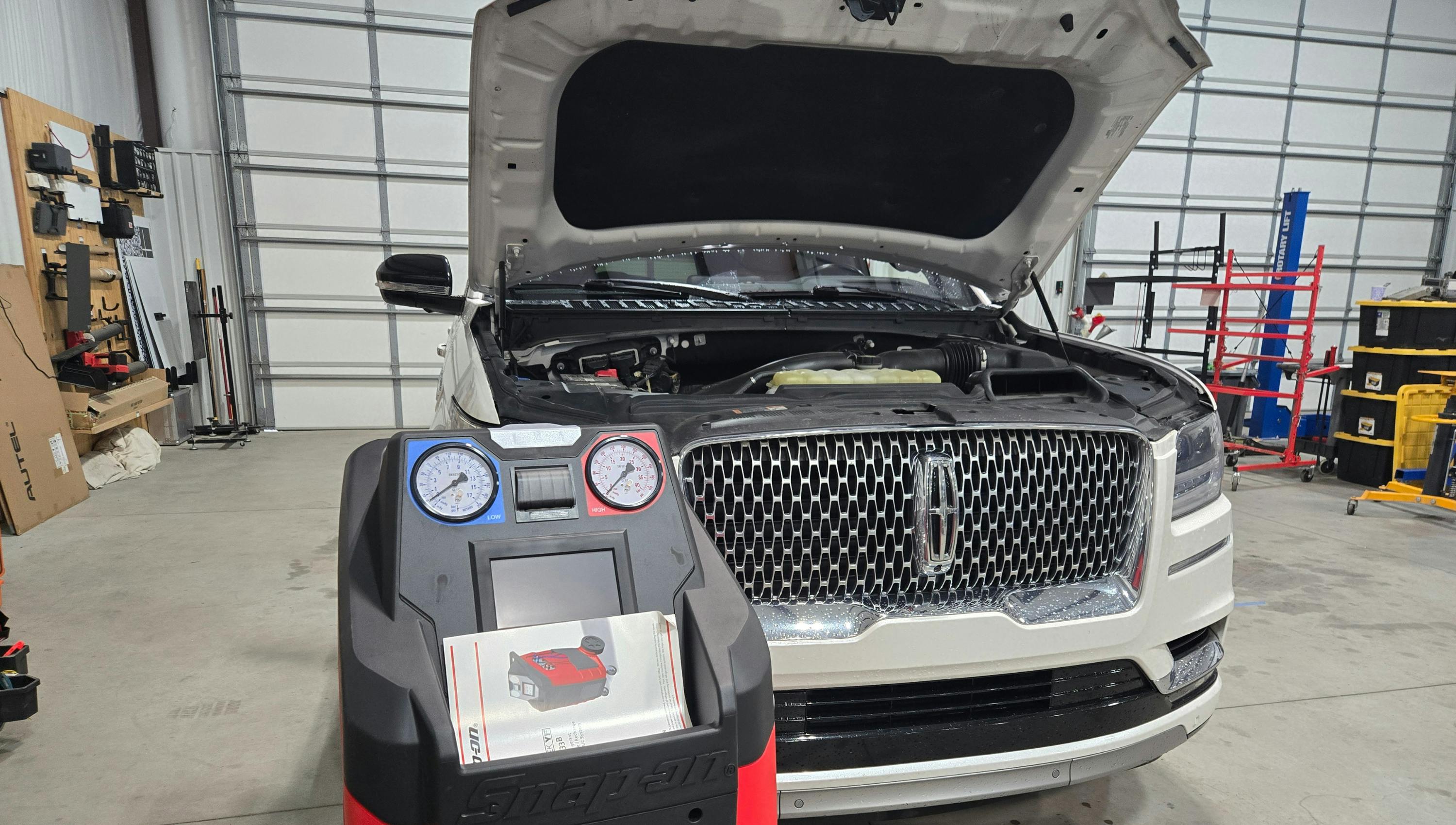 It's essential to get a full analysis of the vehicle's A/C system before performing any repairs.