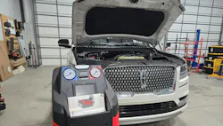 It's essential to get a full analysis of the vehicle's A/C system before performing any repairs. It's essential to get a full analysis of the vehicle's A/C system before performing any repairs.