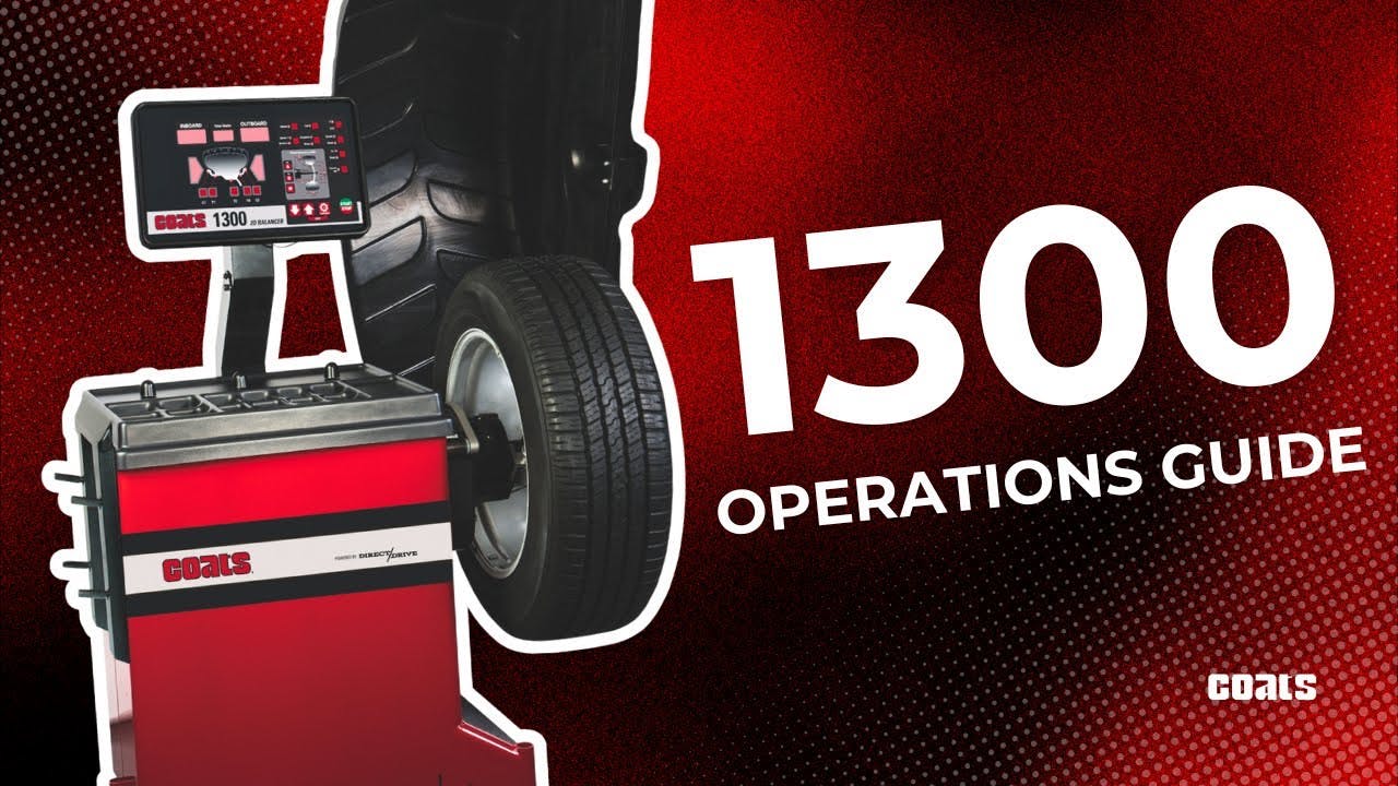 Coats 1300 2D Direct Drive Balancer Full Demo