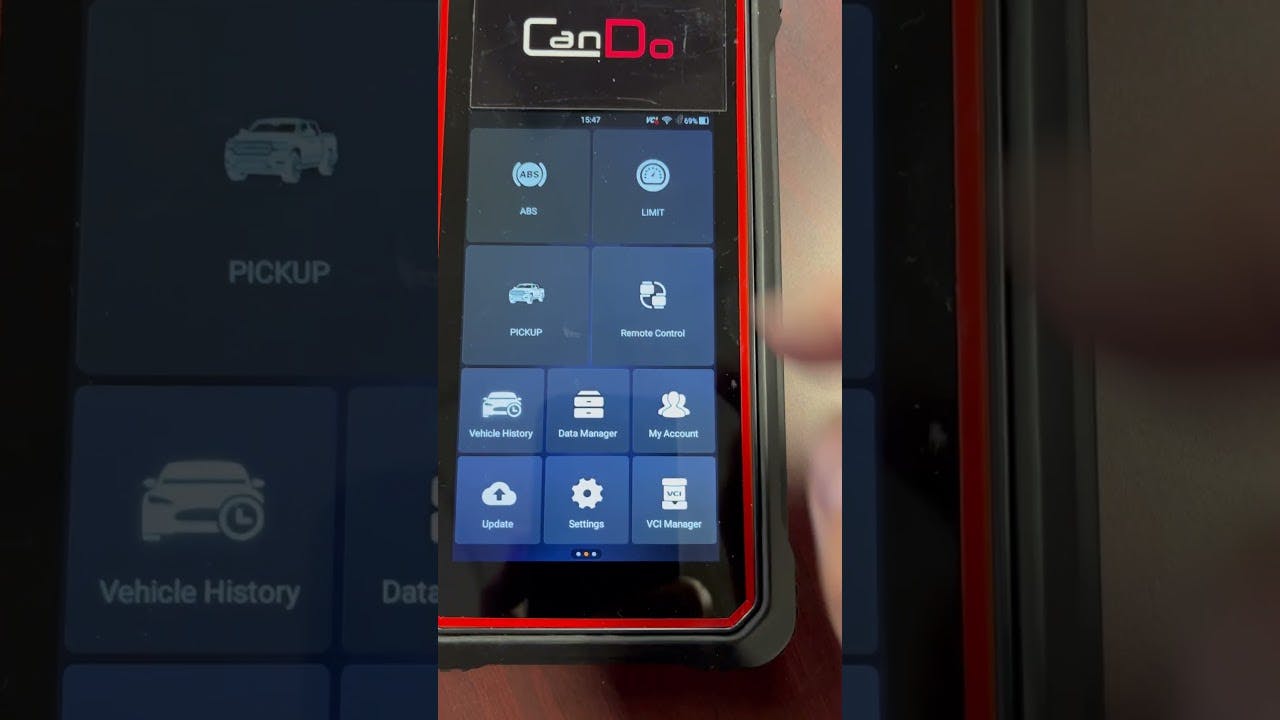 Interface of our HD Code III pre-production model, but, as you can see, it packs a ton of features!