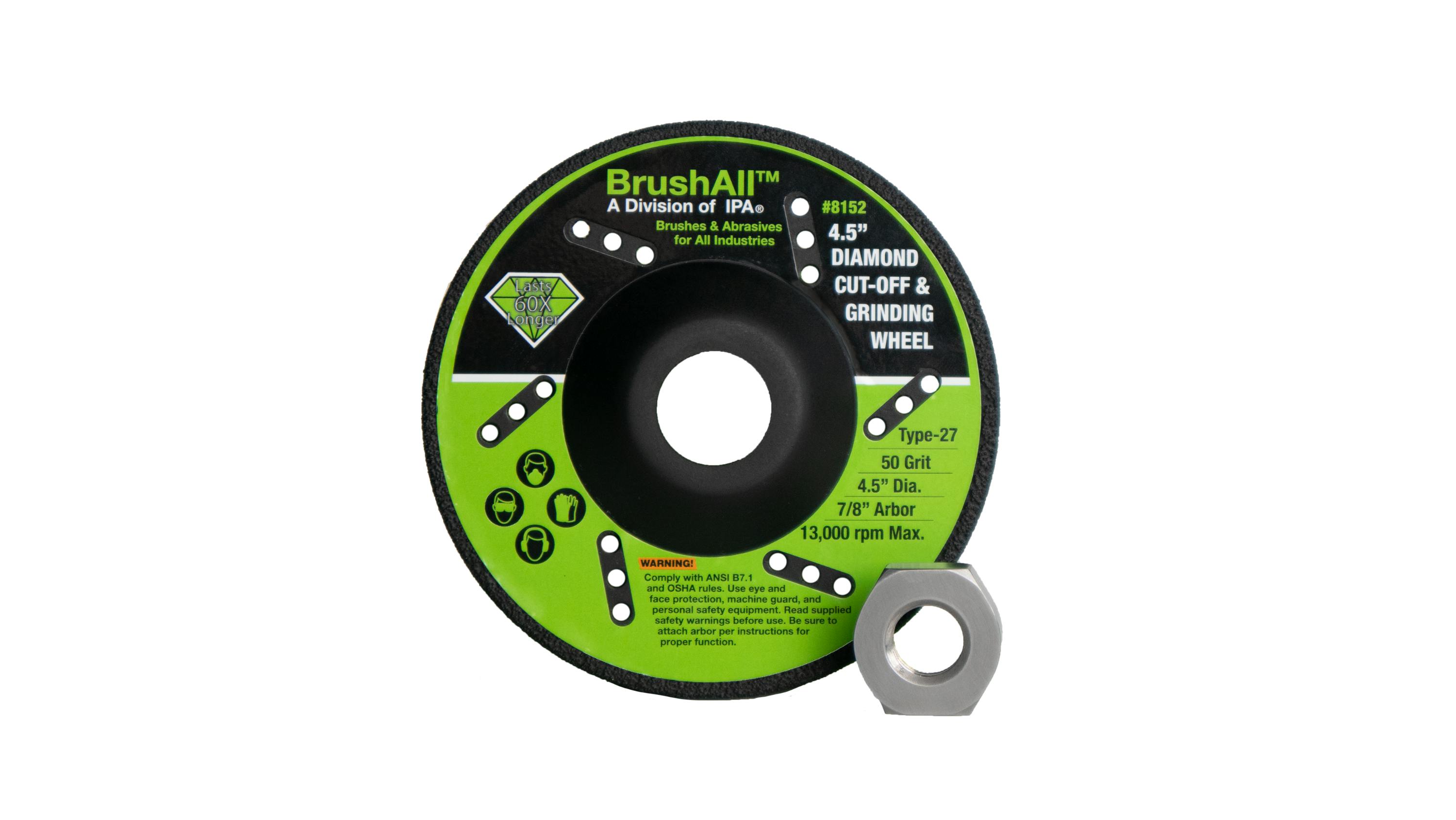 Brushall 45 diamond wheel