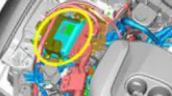 Location of the PCM. Location of the PCM.