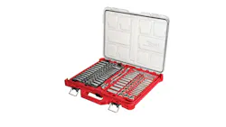 106-pc 1/4' and 3/8' Metric & SAE Ratchet and Socket Set with PACKOUT Low-Profile Organizer, No. 48-22-9486 106-pc 1/4' and 3/8' Metric & SAE Ratchet and Socket Set with PACKOUT Low-Profile Organizer, No. 48-22-9486