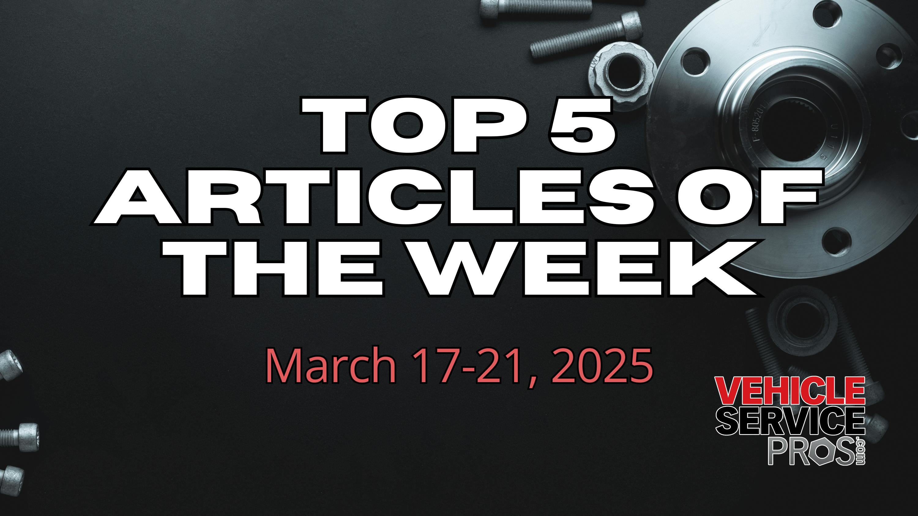 top 5 articles march