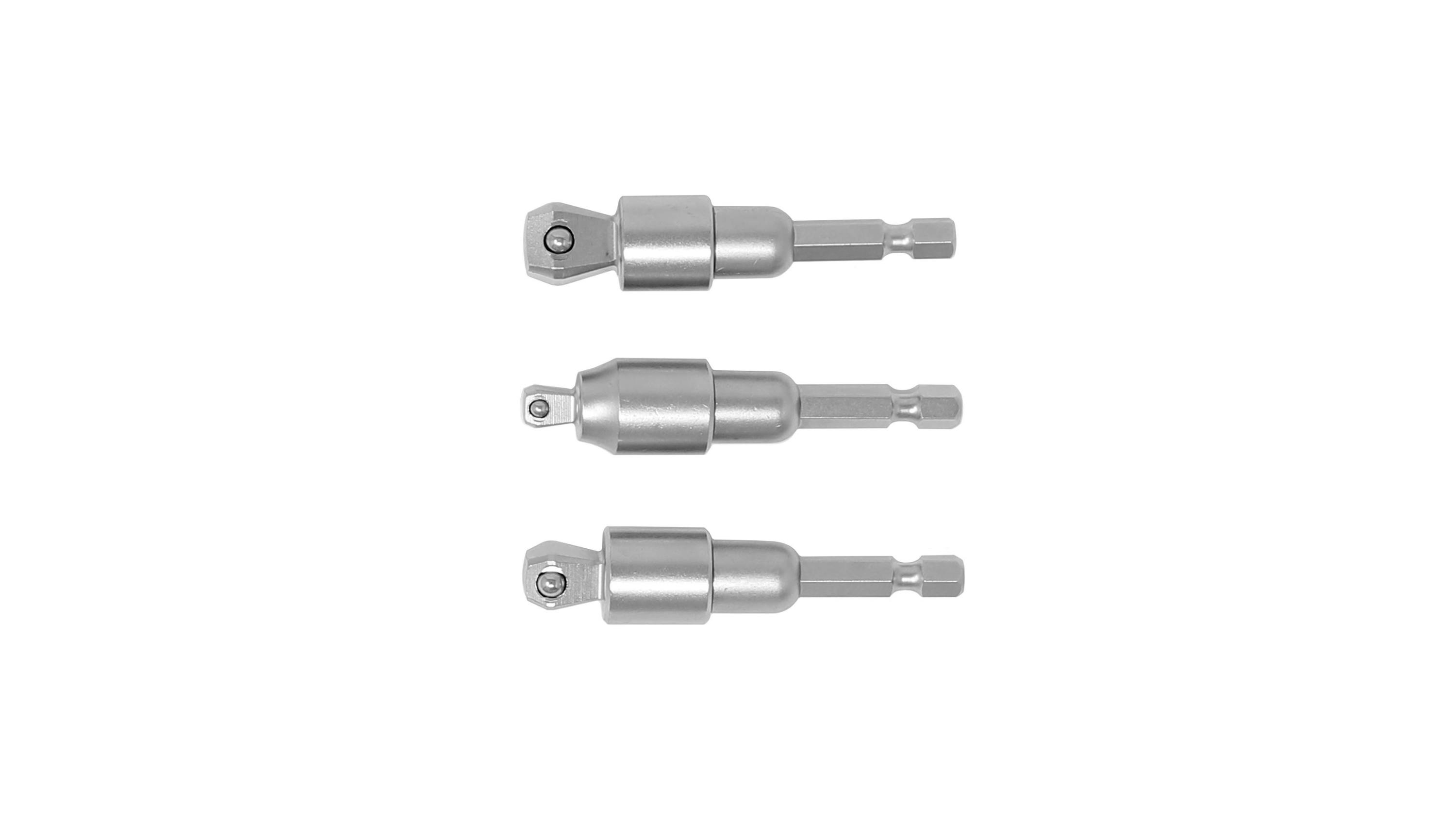 3-pc Universal Wobble Drive Socket Bit Set, No. 9594