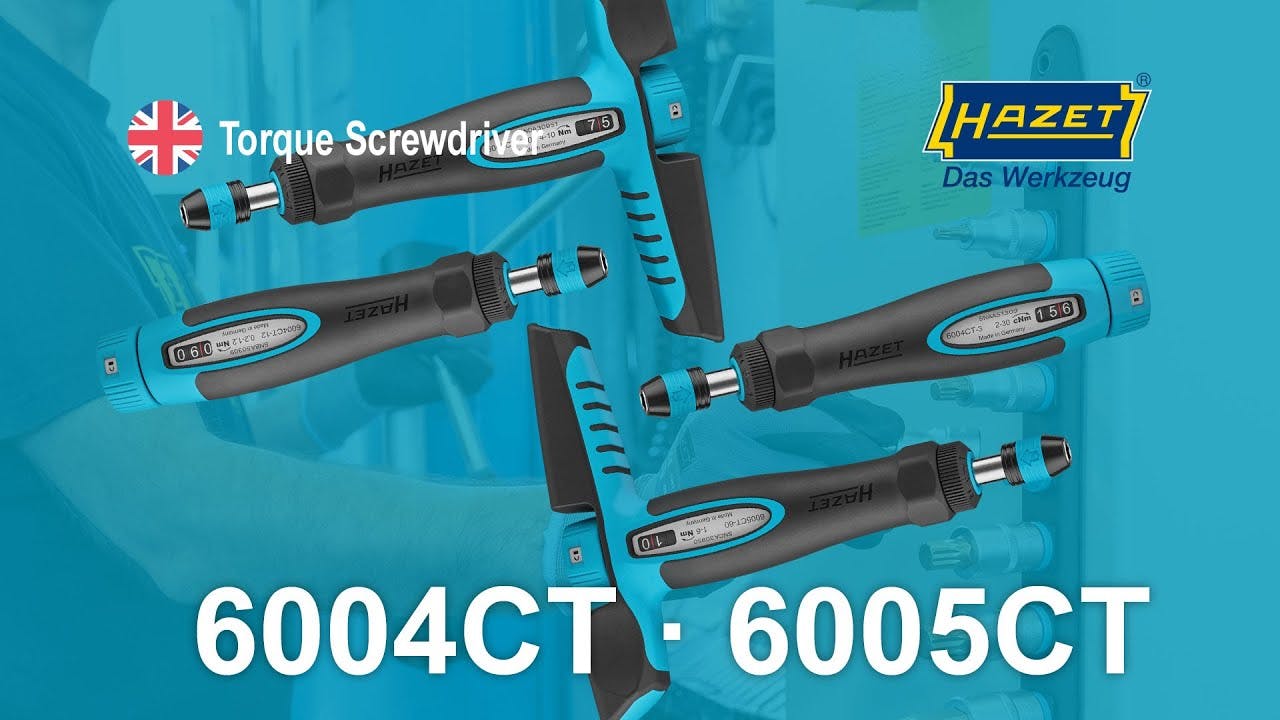 HAZET Torque screwdriver ∙ 6004CT | 6005CT ∙ for bits