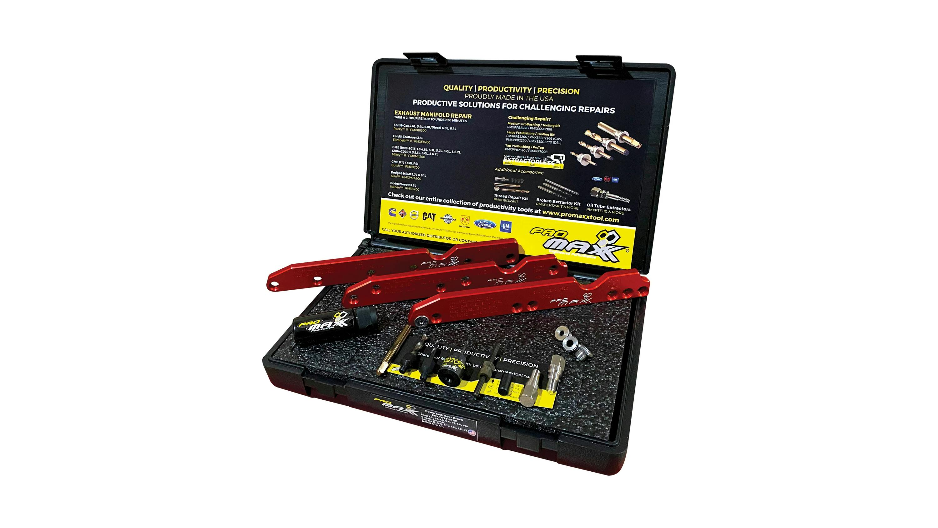 ProMAXX Tools by Milton Exhaust Manifold Bolt Repair Combo Kit, No. PMXPWT221PRO