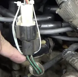 Figure 3- Admittedly, I have repaired connectors with a cable tie due to a broken position assurance tab. They work great…until they don’t. Do everyone a favor and (if possible) replace the connector body itself. Figure 3- Admittedly, I have repaired connectors with a cable tie due to a broken position assurance tab. They work great…until they don’t. Do everyone a favor and (if possible) replace the connector body itself.